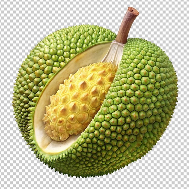 PSD fresh durian tropical fruit