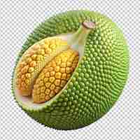 PSD fresh durian tropical fruit