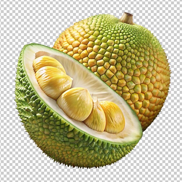 PSD fresh durian tropical fruit