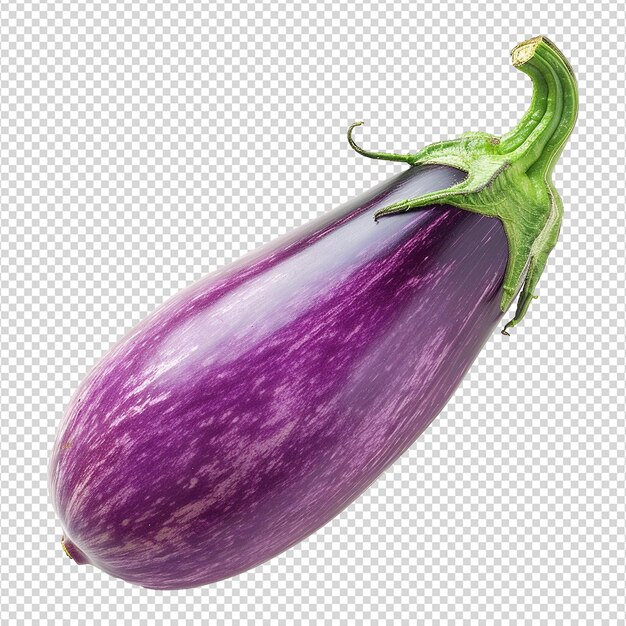 PSD fresh eggplant isolated on transparent background png