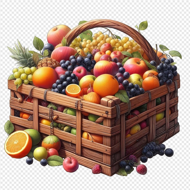 PSD fresh fruit medley png