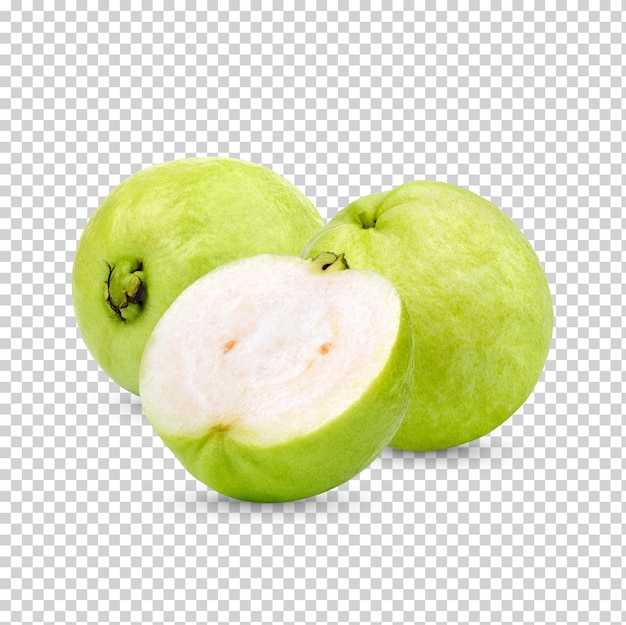 Frutto guava fresco isolato psd premium