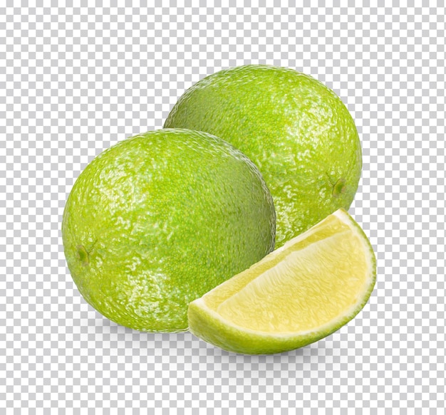 PSD fresh lime isolated premium psd