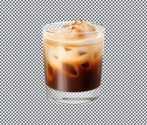 PSD fresh and magnificent warm liqueur isolated on transparent background