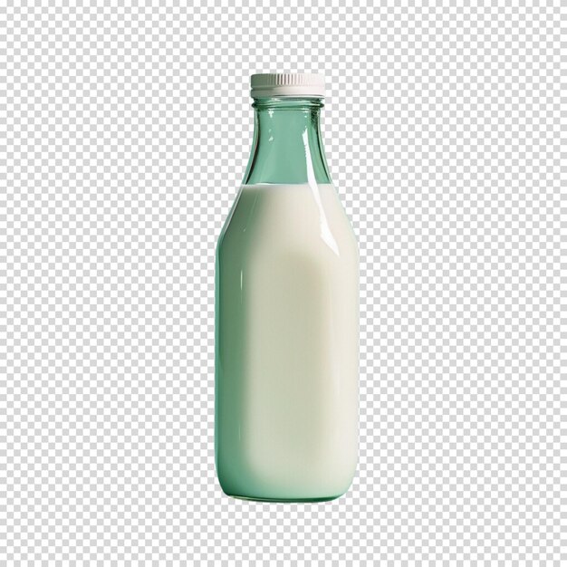 PSD fresh milk isolated on transparent background