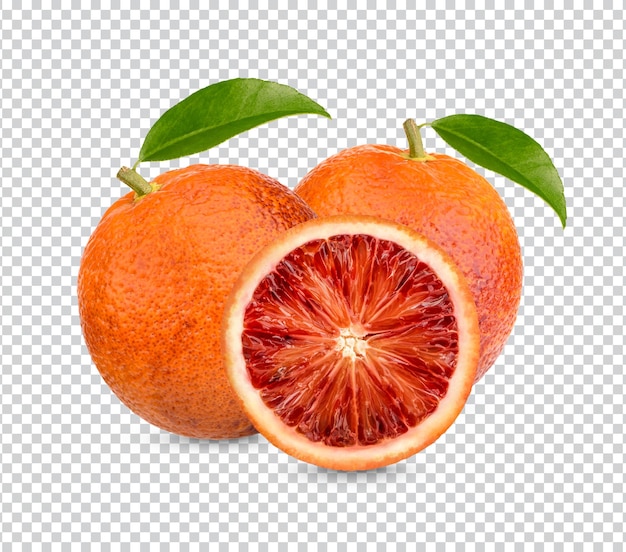 PSD fresh orange blood isolated premium psd