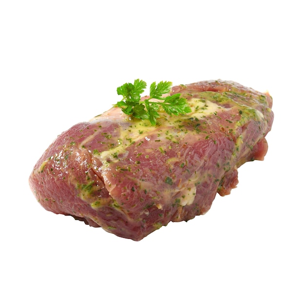 PSD fresh and organic beef raw pork steak