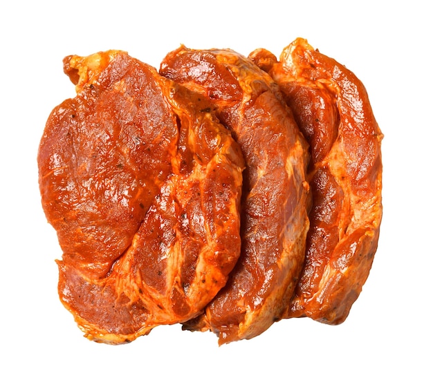 fresh and organic beef raw pork steak
