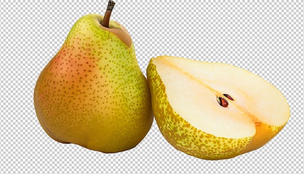 PSD fresh pear on alpha layer