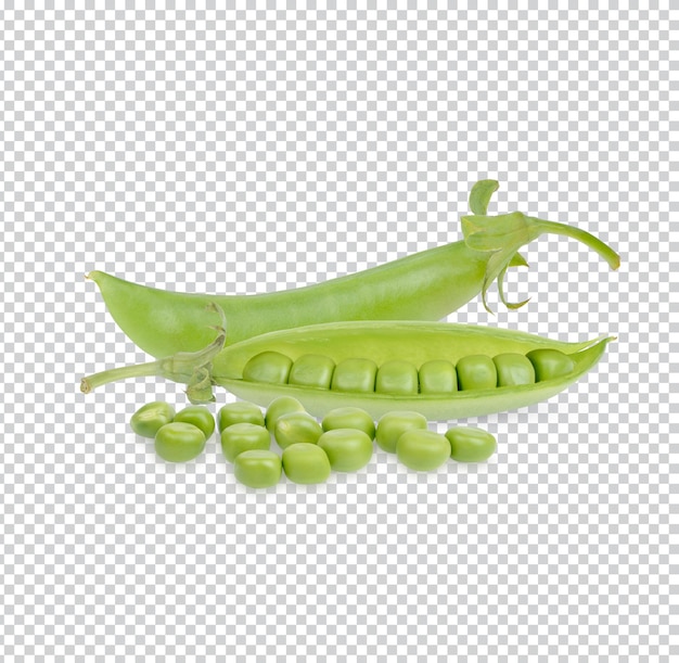 Fresh peas isolated Premium PSD