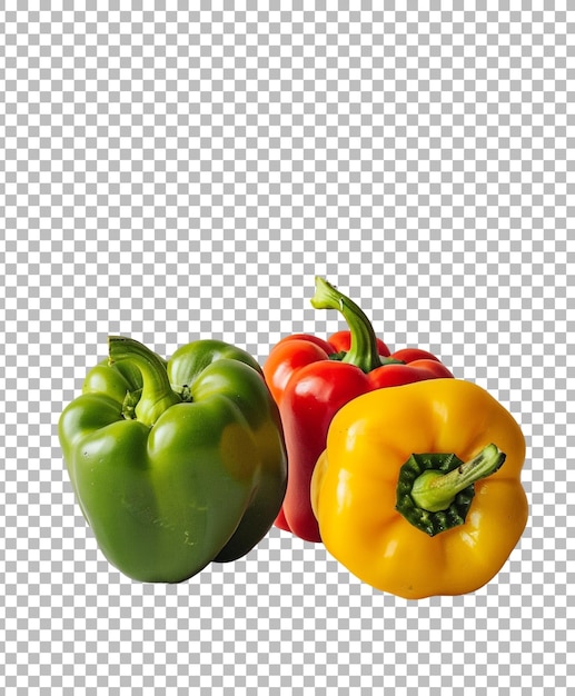 fresh pepper isolated on transparent background