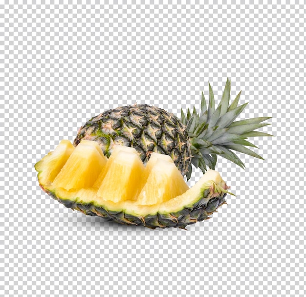 PSD fresh pineapple isolated premium psd