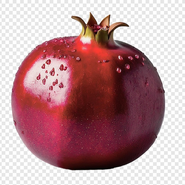 PSD fresh pomegranate png isolated on transparent background premium psd