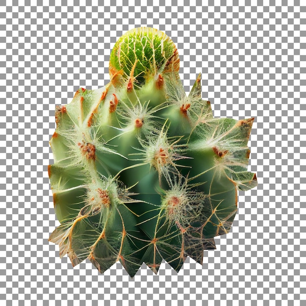 Fresh prickly isolated on transparent background