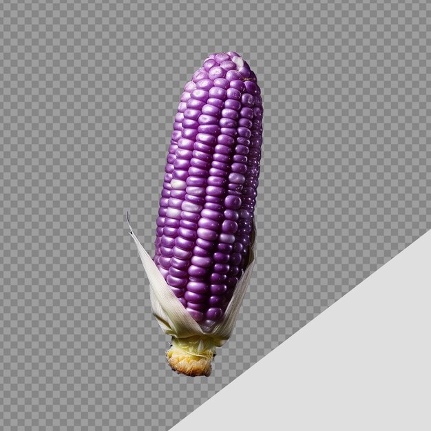 PSD fresh purple corn isolated on transparent background