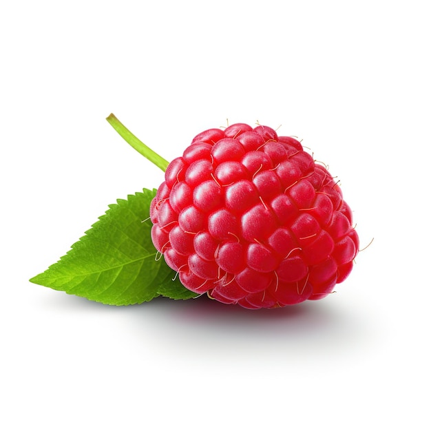 PSD fresh raspberries