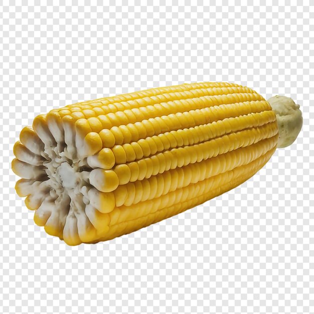 Fresh raw corn png isolated on transparent background premium psd