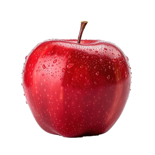 Свежее красное яблоко