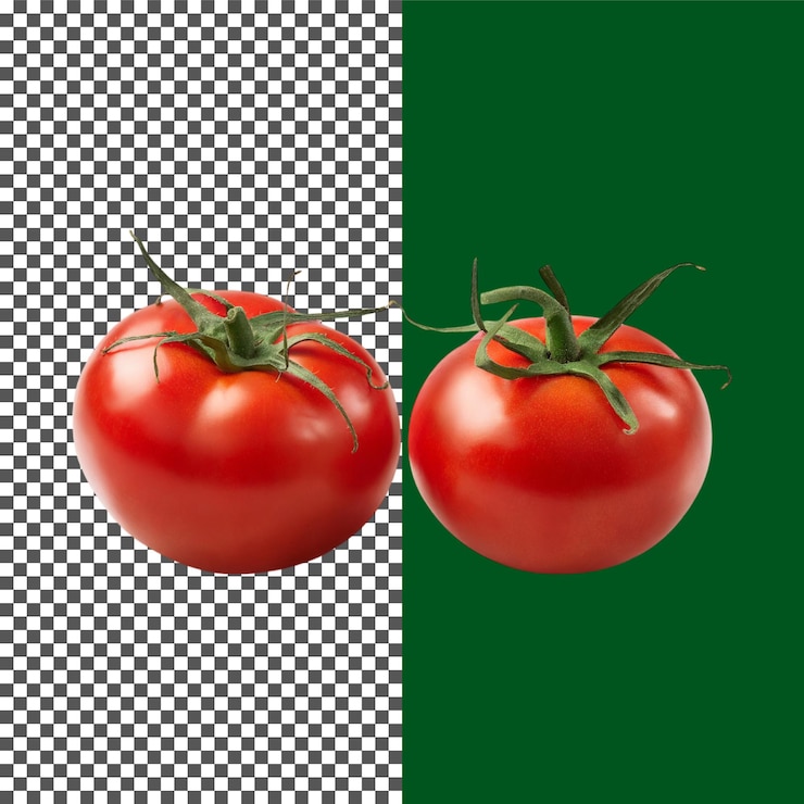 PSD fresh red tomatoes isolated on transparent background png psd