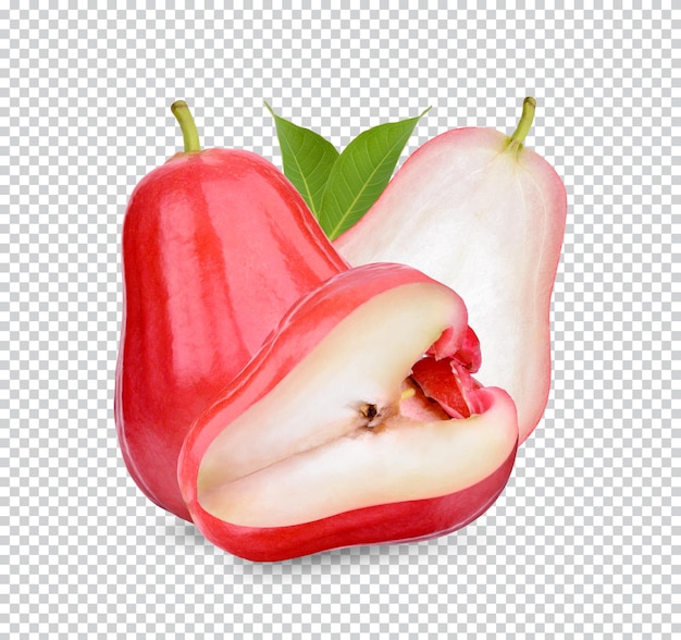 Fresh rose apple isolated premium psd