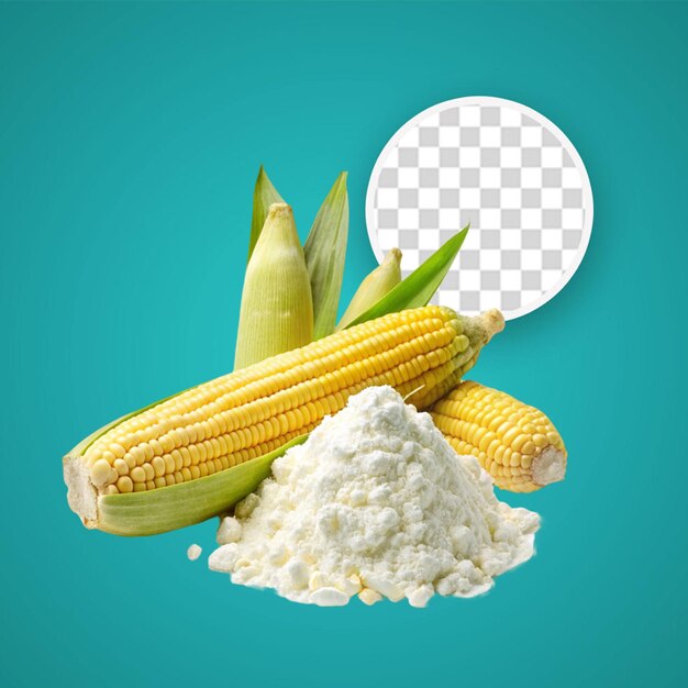 PSD png di mais dolce fresco su sfondo bianco e trasparente