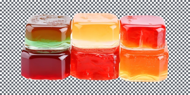 PSD gelatina di marmellata fresca e gustosa isolata su uno sfondo trasparente