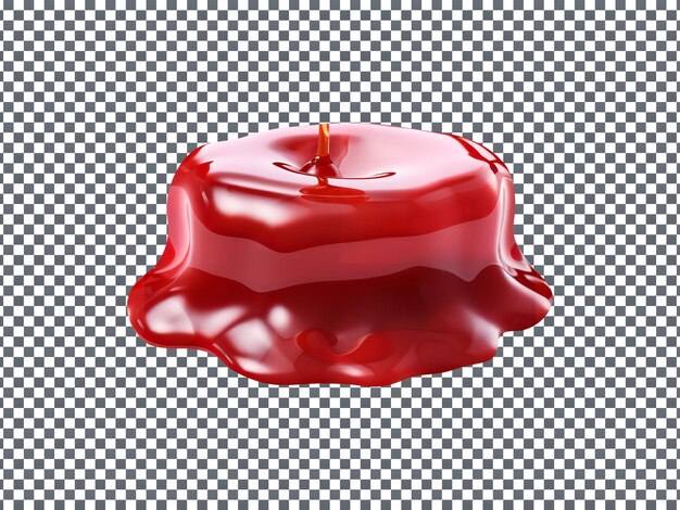 PSD fresh tasty jam jelly isolated on a transparent background