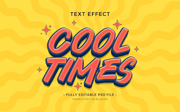 PSD fresh text effect