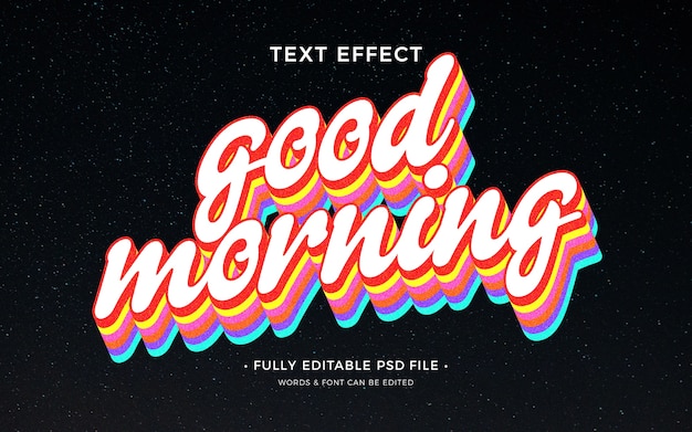 PSD fresh text effect