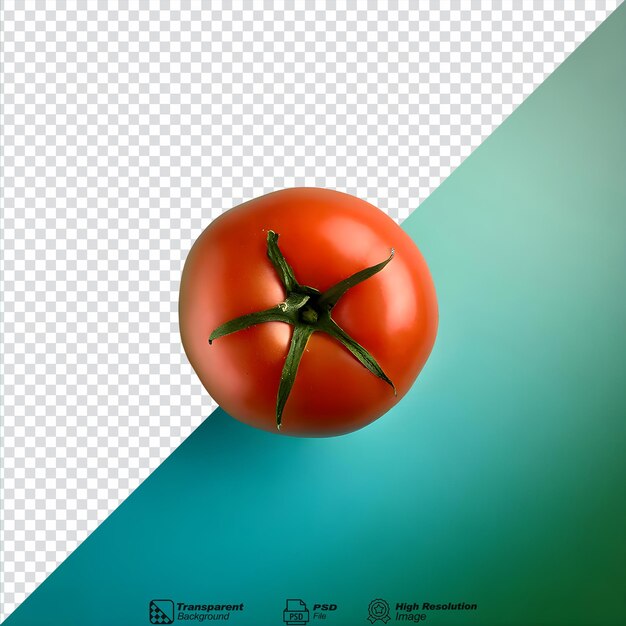 PSD tomati freschi isolati su uno sfondo trasparente.