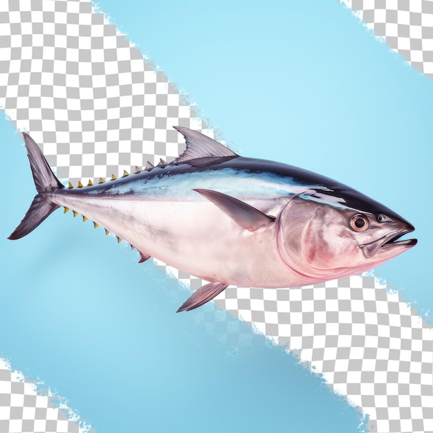 PSD Свежий тунец на прозрачном фоне