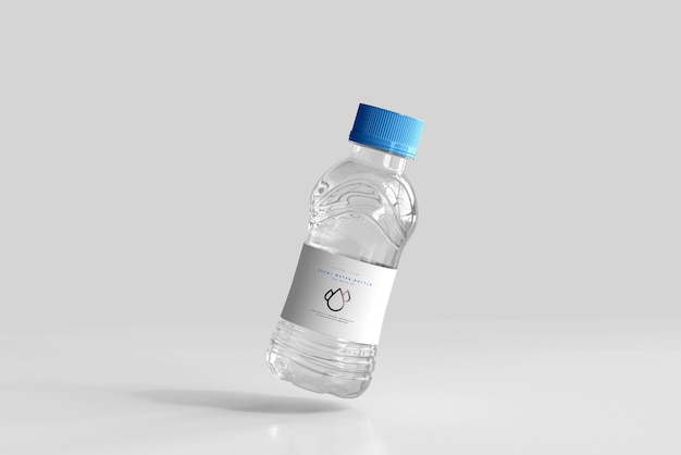 fresh water bottle mockup