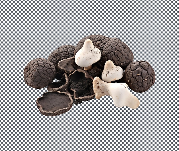 Fresh and Yummy Truffles Rare isolated on transparent background