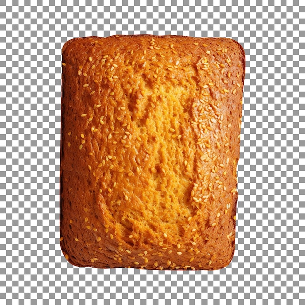 PSD freshly baked bread isolated on transparent background