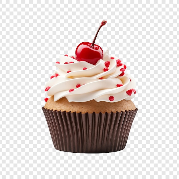 Png appena cupcake isolato su sfondo trasparente