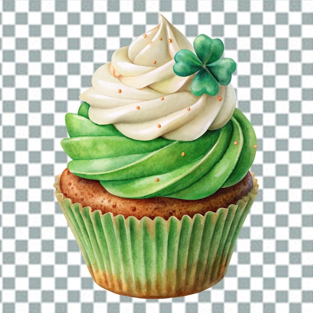 PSD freshly cupcake png isolato su sfondo trasparente