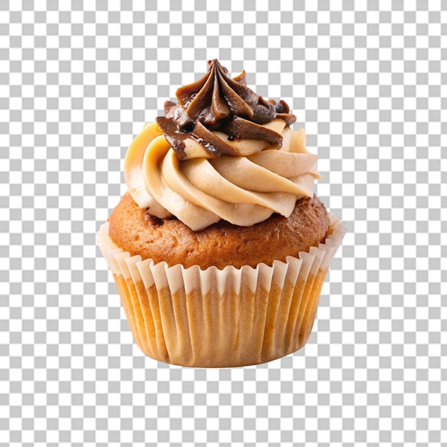 Freshly cupcake png isolato su sfondo trasparente