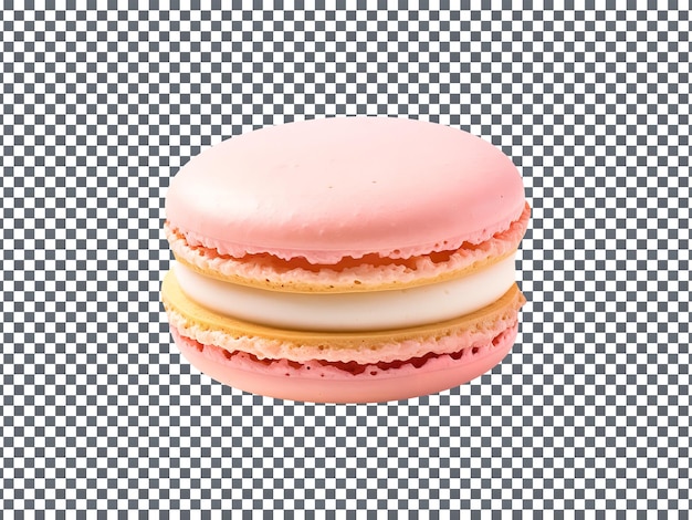 PSD macaron colorati appena fatti isolati su uno sfondo trasparente