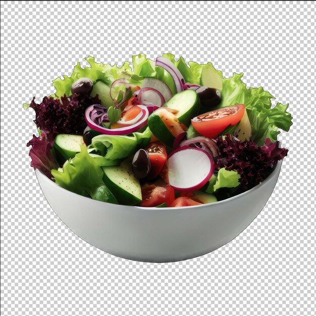 PSD design di insalata appena preparata