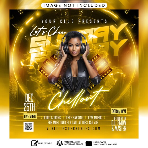 Friday Party Night at the Club