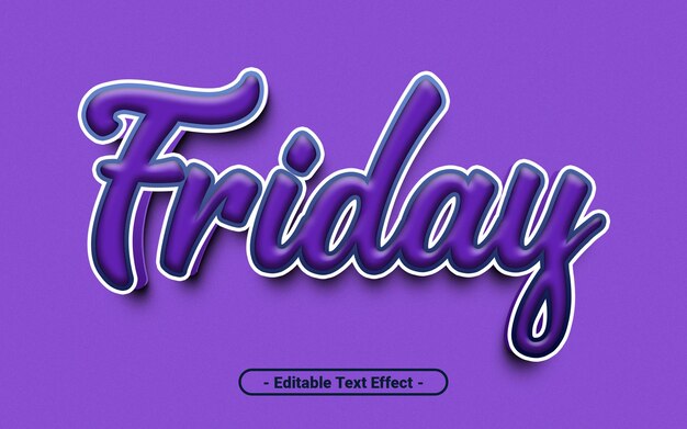 PSD friday text style effect