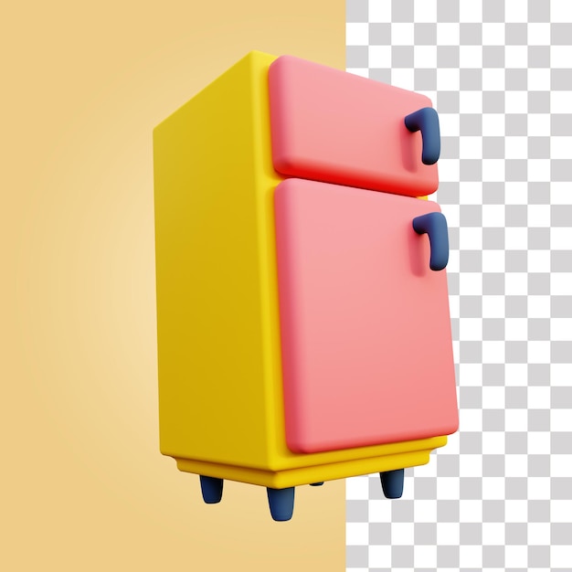 PSD fridge 3d icon