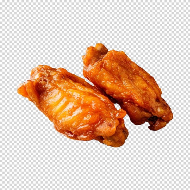 Fried chicken isolated on white background