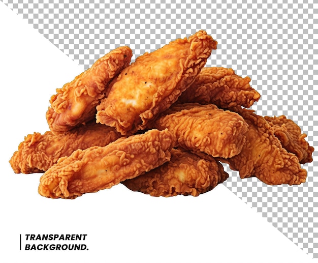 Fried chicken isolated