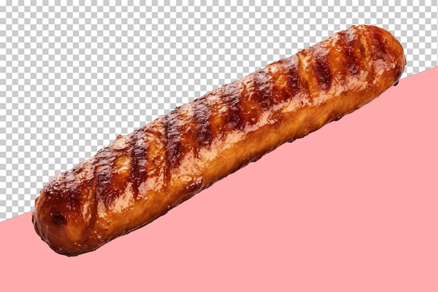 PSD fried sausage. transparent background