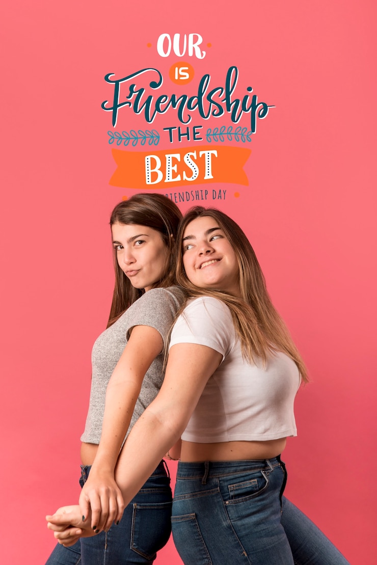 PSD friends having fun on friendship day