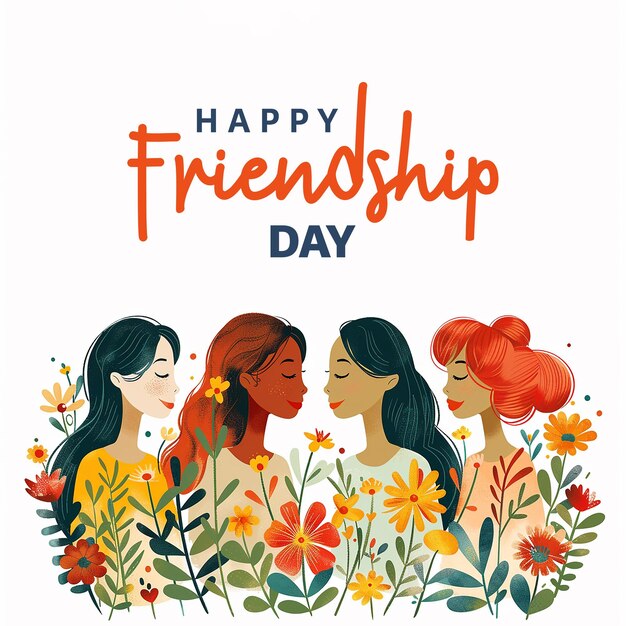 PSD friendship day creative design