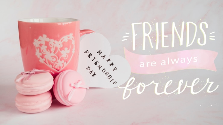 PSD friendship day event with mug