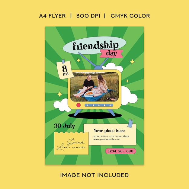 Friendship day flyer