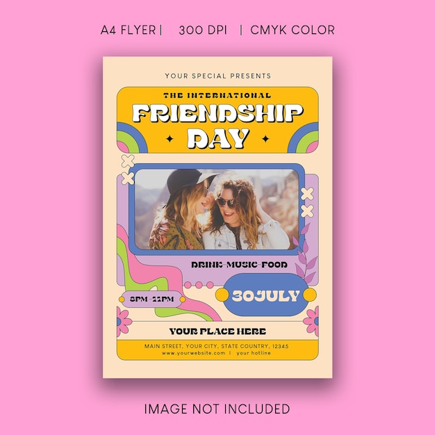 Friendship day flyer